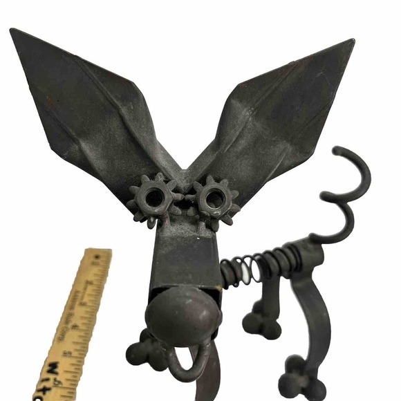 Chihuahua Dog  Metal Tool Parts Welding Nuts Bolts Sculpture Art Decor 11” Taco - Picture 2 of 15